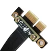 Кабель расширения PCIE X1, двойной, 90 градусов, PCIe 3,0x1 до x1, 8 Гбит/с, PCI Express 1x ► Фото 2/6