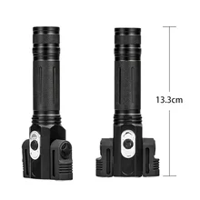 3 шт. МОЩНЫЙ СВЕТИЛЬНИК-вспышка, фонарь, масштабируемый светодиодный светильник-вспышка, светильник-фонарь, светодиодный фонарь, велосипедный светильник, 133 мм x 60 мм x 25 мм