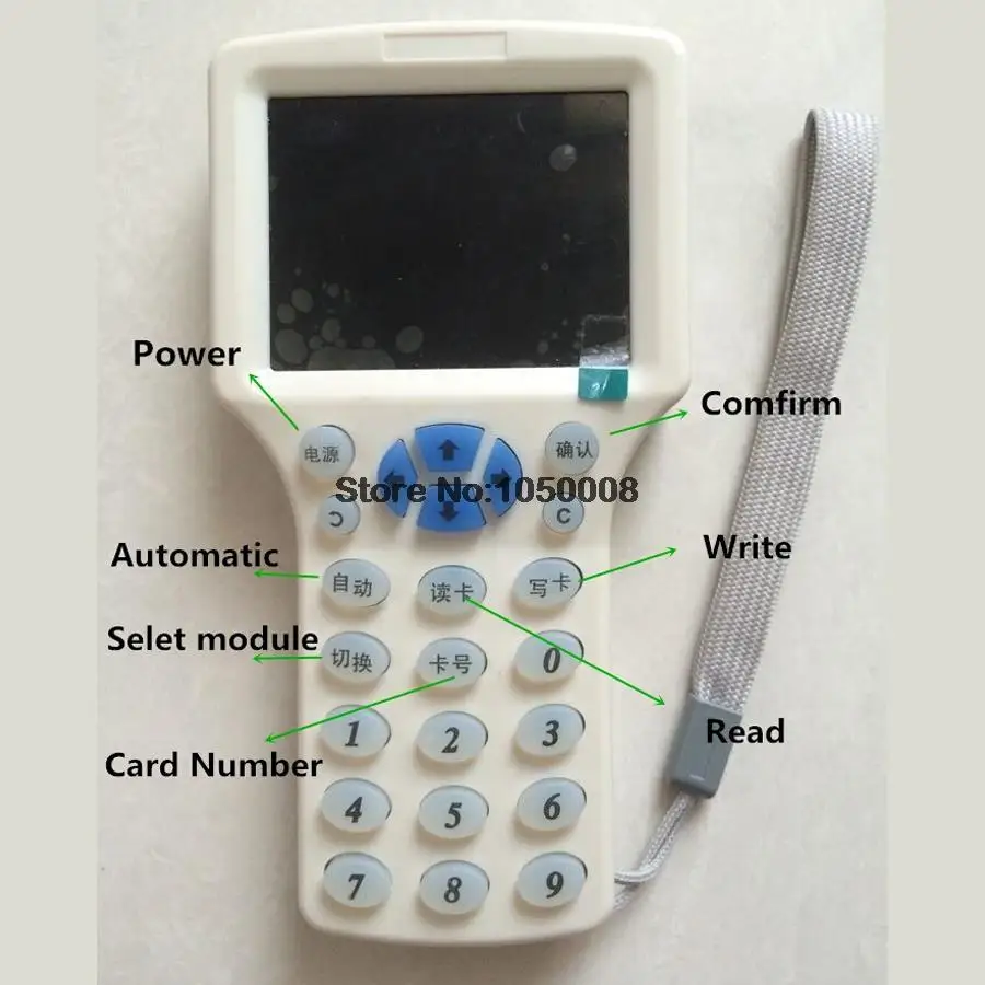 

Super handheld USB NFC Reader Writer 125 KHz -13.56 MHz IC/ID Card RFID Copier for uid tag Duplicator T5577