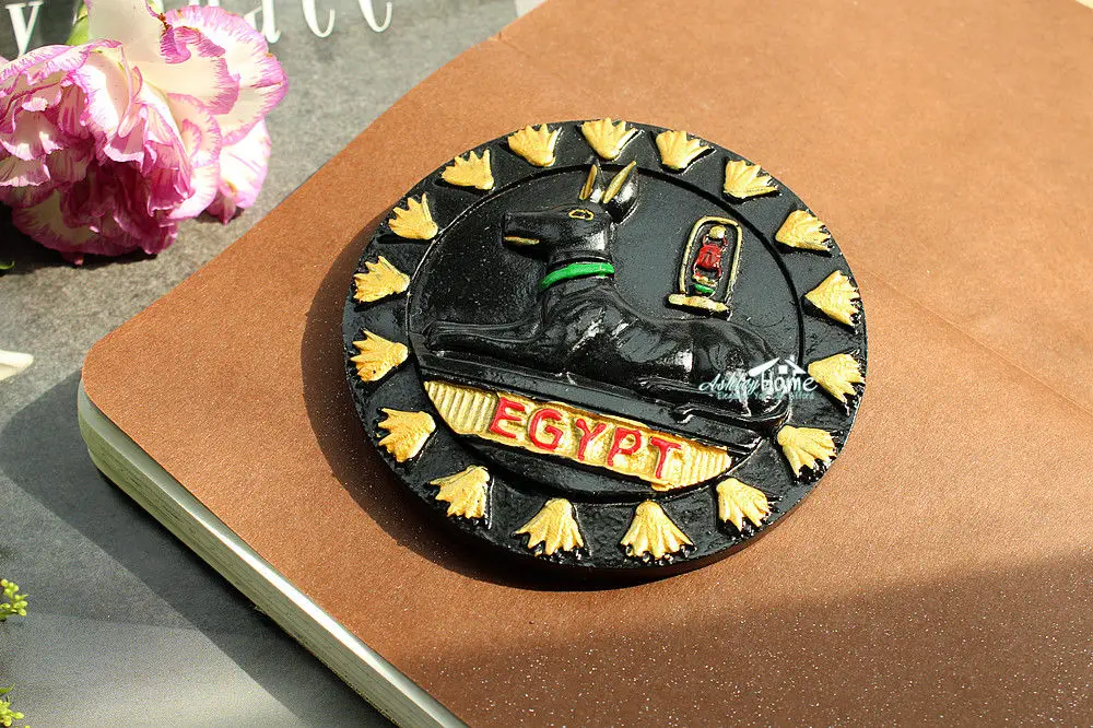 Egyptian Pharaoh Hound, Egypt Tourist Travel Souvenir 3D Resin Fridge