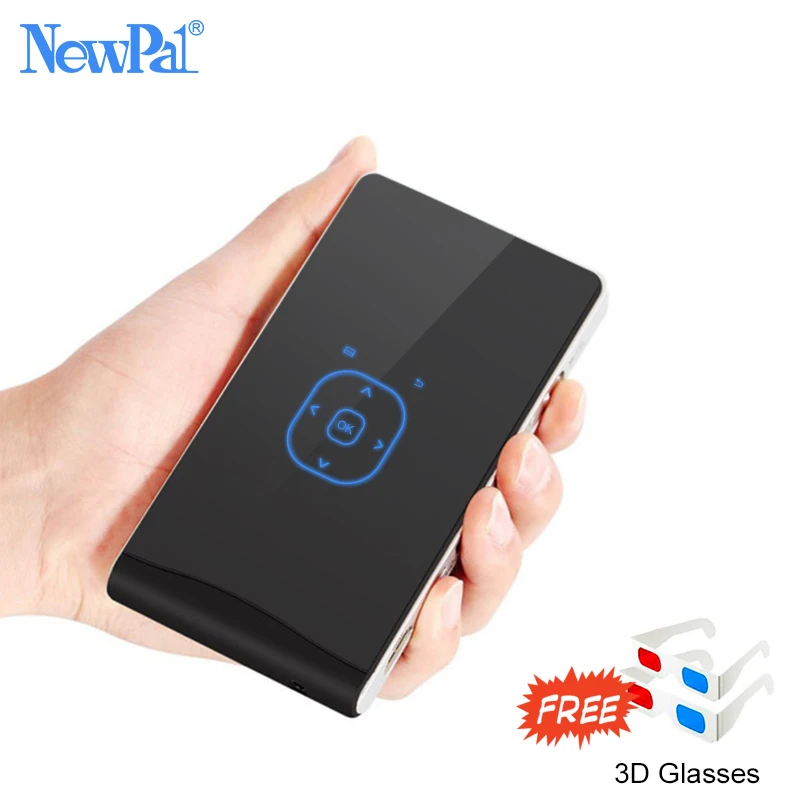 Mini DLP Projector Full HD 3D Projectors Handle 1080p Android WIFI Bluetooth Outdoor Home Theater Player Video Projector