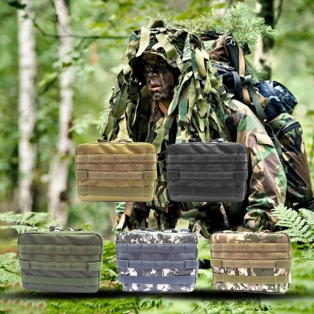 Bolsa táctica impermeable al aire libre pequeña bolsa de soporte de herramientas grande con cremallera Paquete de cintura Molle accesorio bolsa para Camping senderismo Bolsa táctica impermeable al aire libre pequeña bolsa de soporte de herramientas grande con cremallera Paquete de cintura Molle accesorio bolsa para Camping senderismo