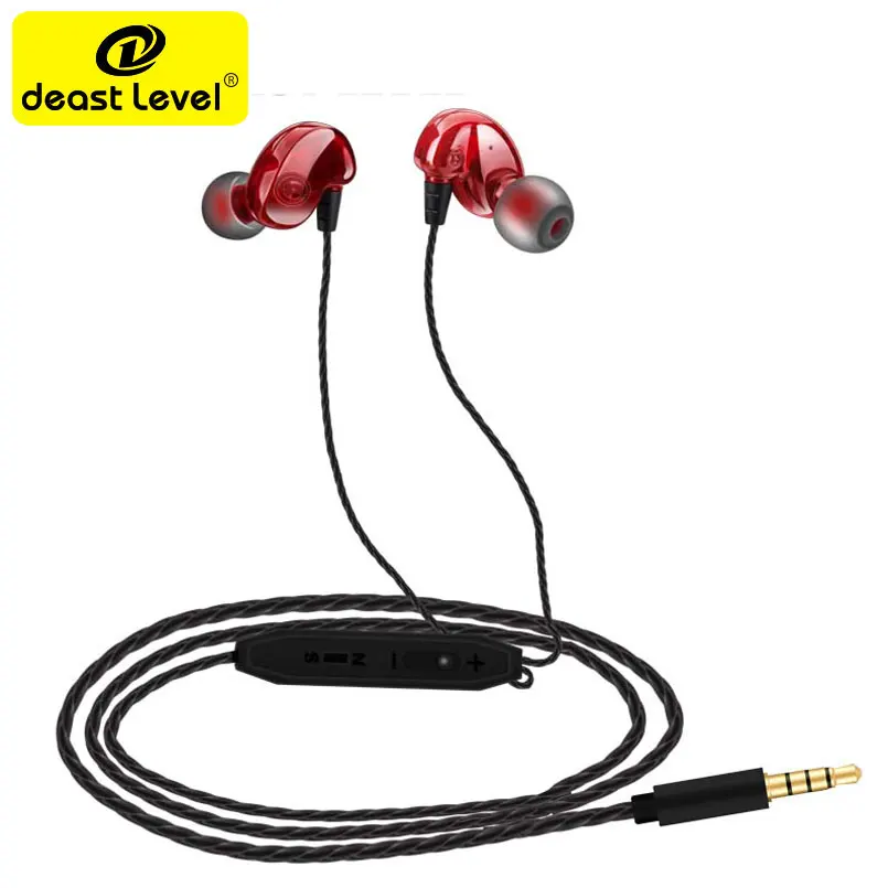 Deast LeveL headphones microphone music fone de ouvido Sport phone
