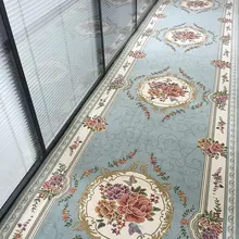 Цветочный роскошный дверной коврик европейский стиль ковер коврики для прихожей спальня гостиная чайный стол коврики кухня ванная комната Противоскользящие коврики