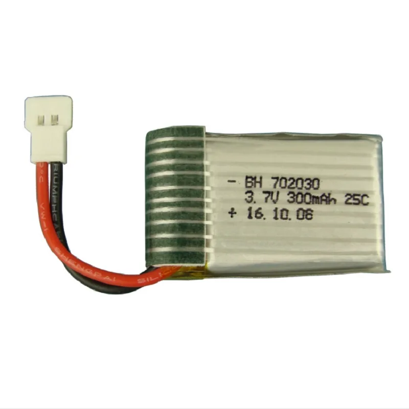 Super quality 3.7V 300mAH Wholesale remote control helicopter remote helicopter 300mAH 15C 3.7V discharge air to air plug 702030