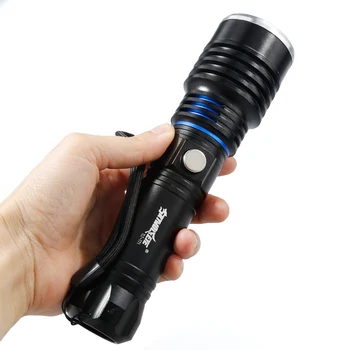 

SKYWOLFEYE 1000Lumen Zoomable T6 LED Flashlight 5 Modes Focus Torch 18650 Battery SOS Adjustable Tactical Camping Bicycle Lights