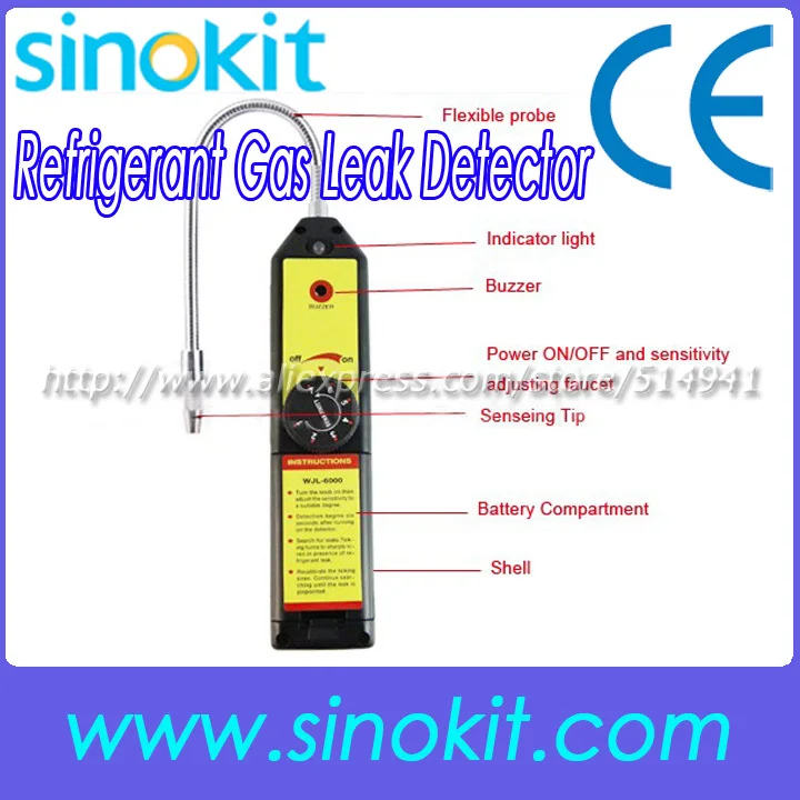 

Professional Detects halogen refrigerant gas Refrigerant Gas Leak Detector