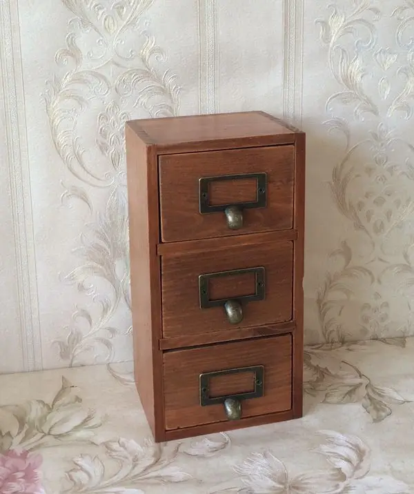 Small Household Items Jewelry Finishing Furniture Storage Box Retro