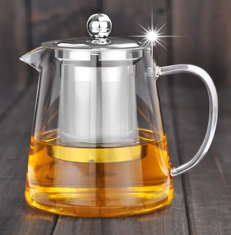 Buy 1pcs Good Clear Borosilicate Glass Teapot Coffee