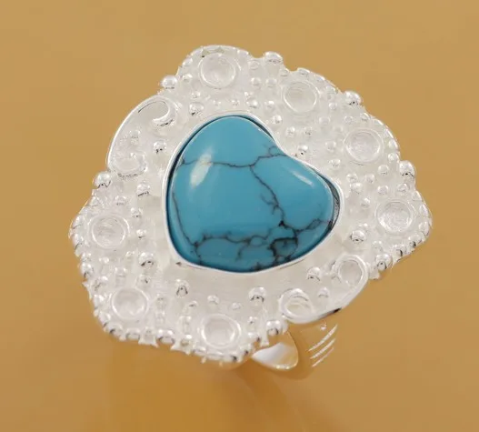 

Rings gem Fashion jewelry free shipping silver YR218