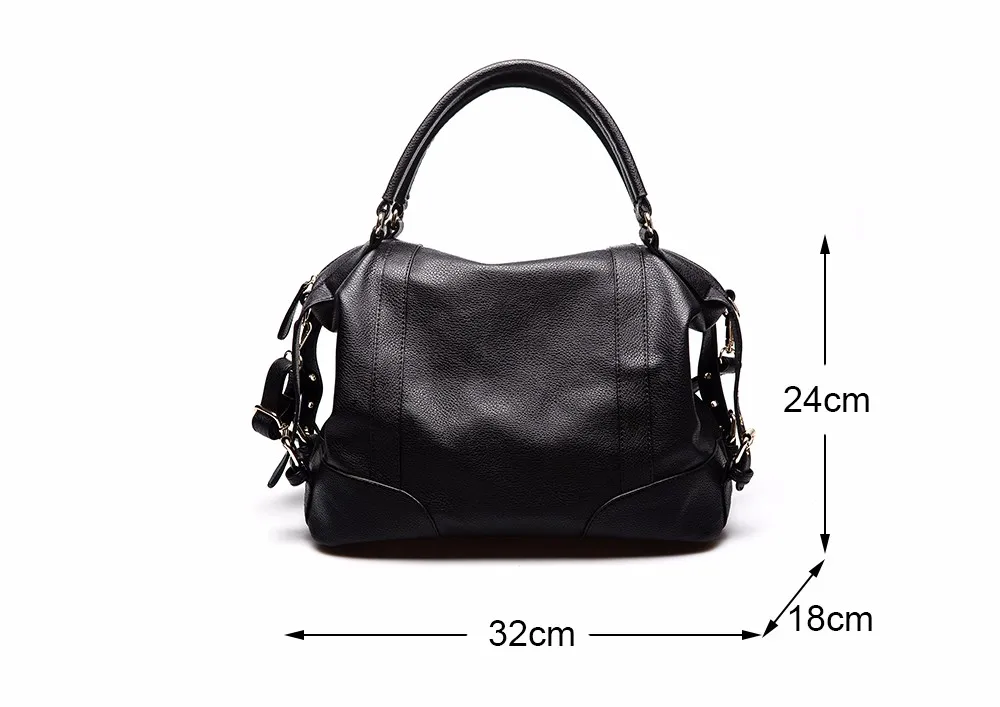 Women Fashion Soft PU Leather Handbag Lichi Pattern Female High Quality Casual Shoulder Bag Classic Solid Tote Dollar Price TTOU