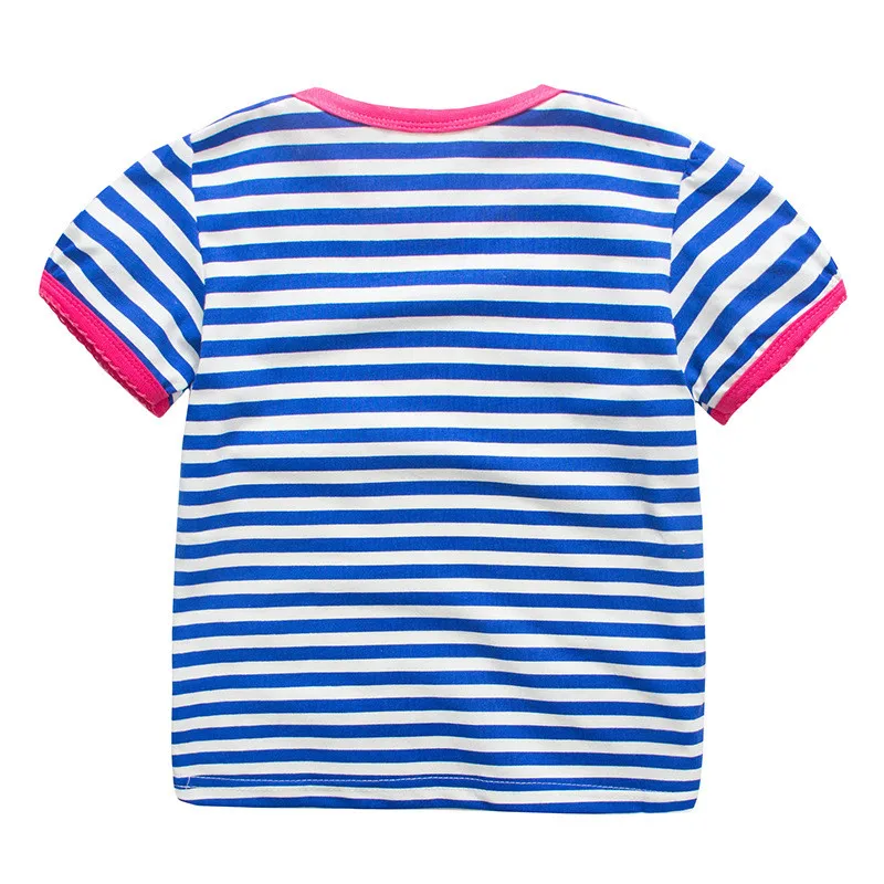 2017 Girls T-shirts Kids Clothes Camiseta Summer Cotton T-Shirt Clothing Baby Roupas Camisetas Mujer Verano Costume Short Sleeve07