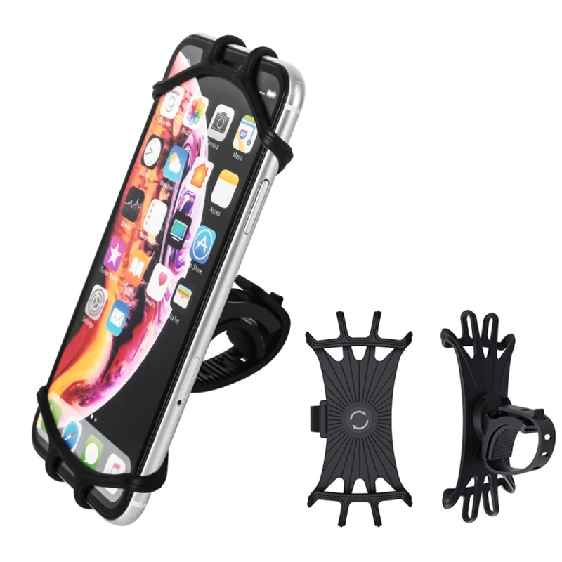 

Mounting Bracket Bike Holder Bicycle Stand Iphone For 4-6.5 Inch Smartphone Adjustable Support GPS Mount Bracket 360 Rotation