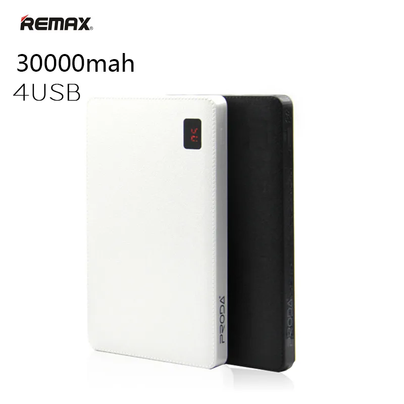 

Remax 30000 mah Power Bank Portable 4 USB Output External Battery Charger for iPhone X 8 8plus For iPad Mobile Phones