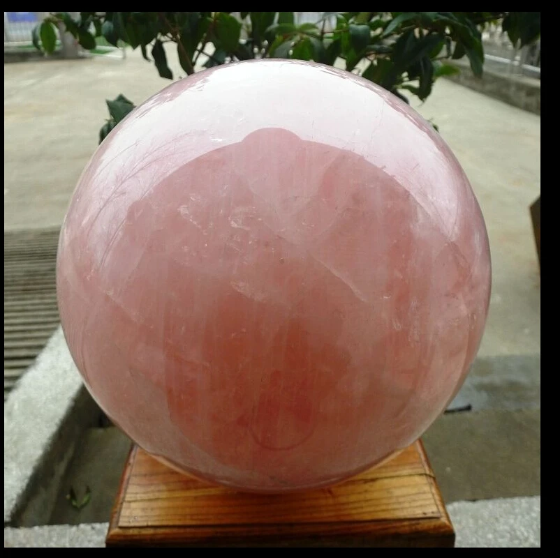 

fa88004300423<<< NATURAL ROSE QUARTZ CRYSTAL SPHERE BALL HEALING