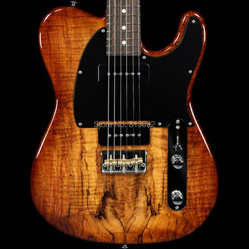 

Custom Electric Guitar, Rooted Maple, Locking Tunner, High Quality Guitar, CST007