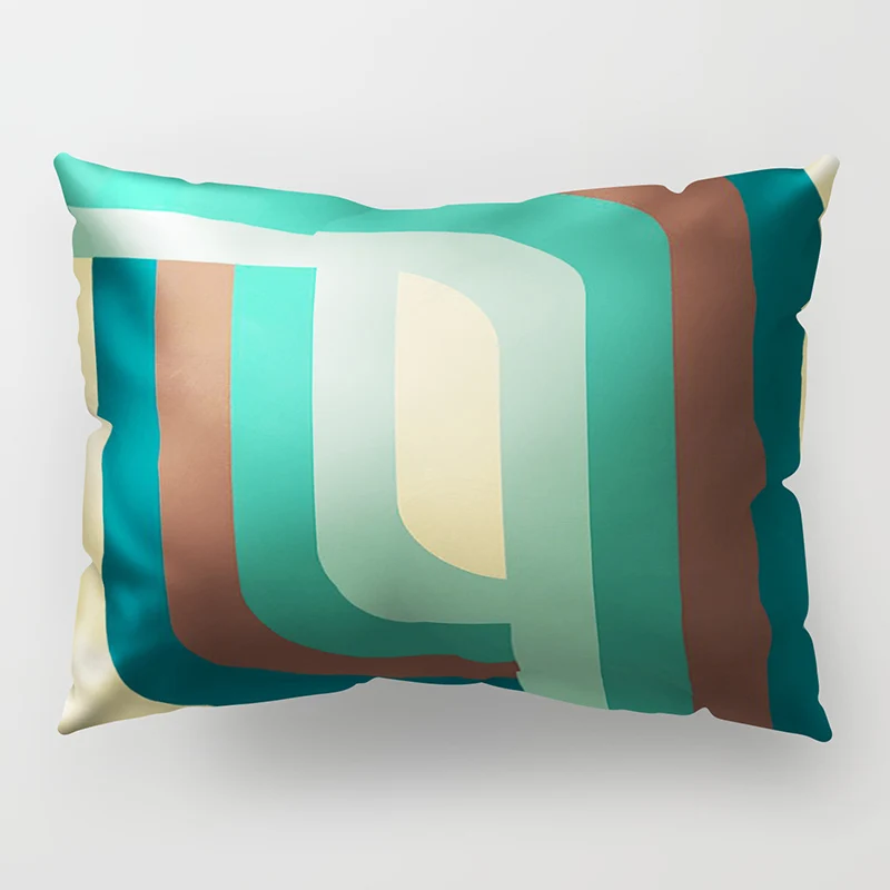 50x30cm Colorful Decorative Cushion Cover Rainbow pillow cover Square Sofa Chair Fashion Pillow Case Home Decor B-067 | Дом и сад
