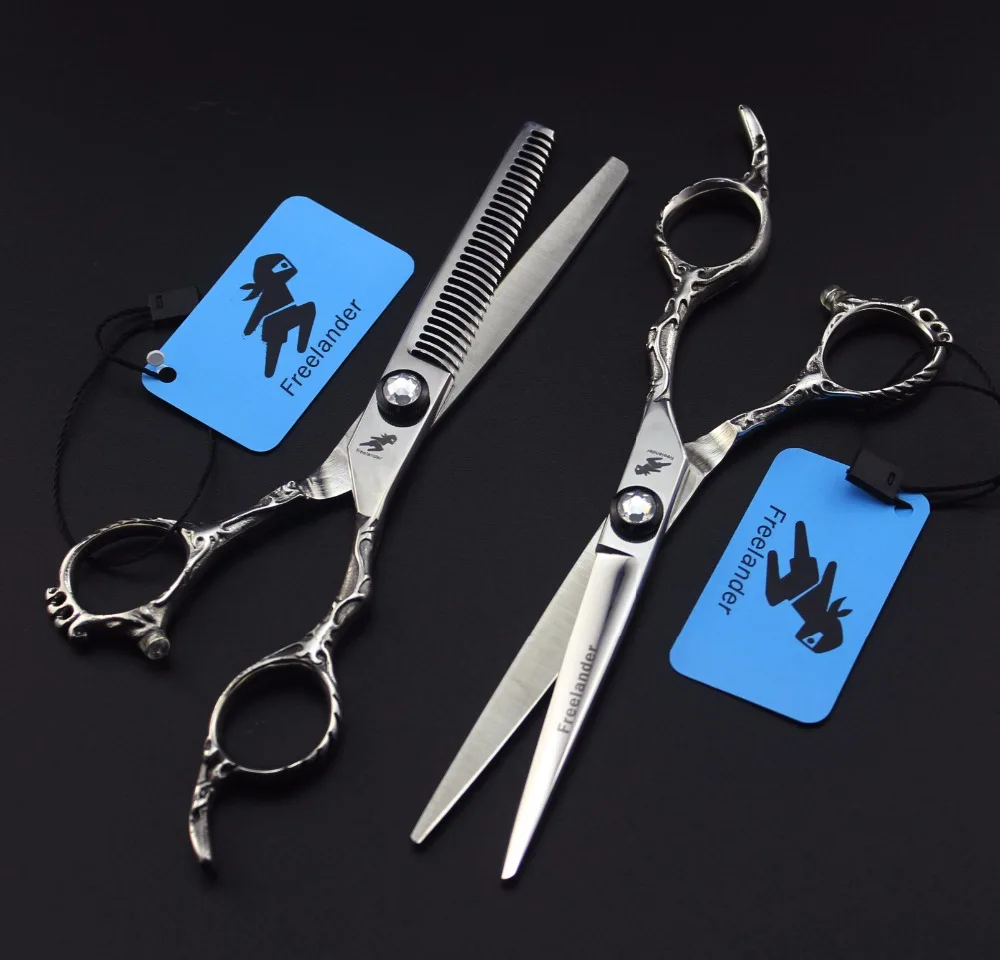 

6.0in. Freelander Retro Style Profissional Hairdressing Scissors Hair Cutting Scissors Set Barber Shears High Quality Salon