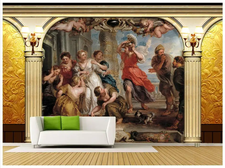 3D wall murals wallpaper custom picture mural 3d European oil painting