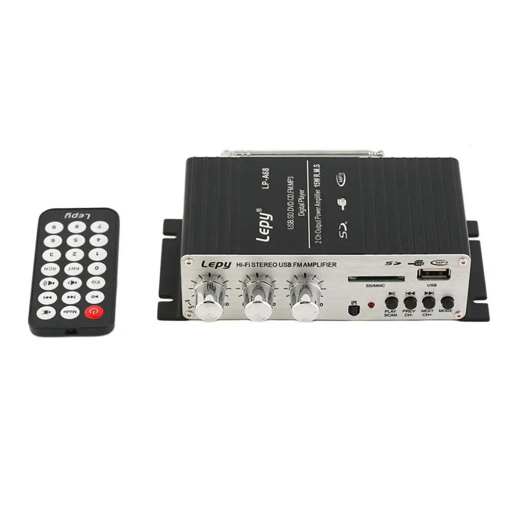 Car Amplifier Hi Fi Digital Auto Stereo Power Amplifiers Sound Mode