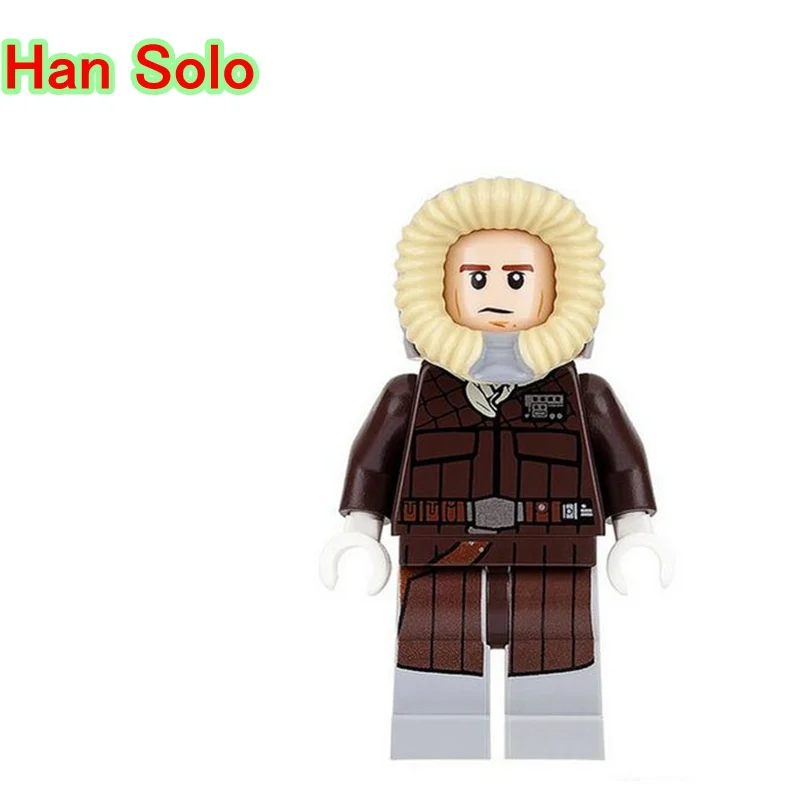 

Han Solo Blocks Bricks Legoing Star Wars Blocks Hoth Attack Millennium Falcon Models & Building Bricks Toys For Children PG692