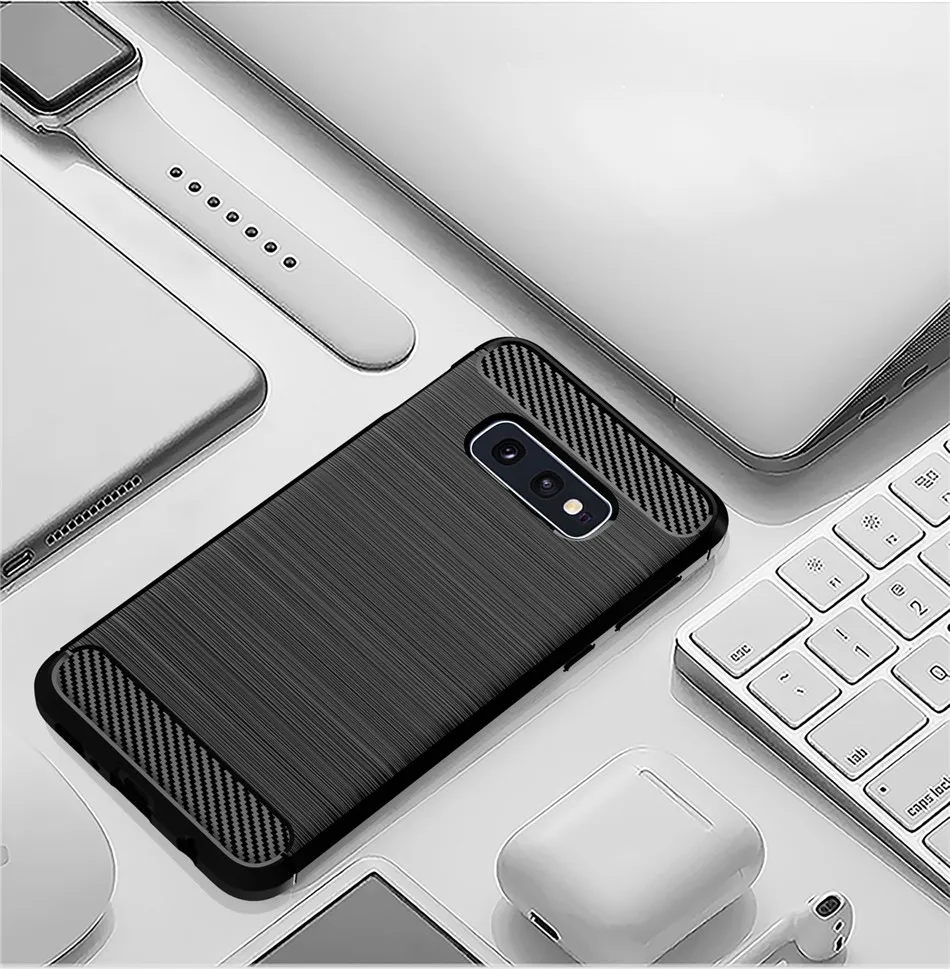 For Samsung S10 Case Silicone Rugged Armor Soft Back Cover Case For Samsung Galaxy S10e S10 Lite Pro S10Pro ShockProof Cases (6)