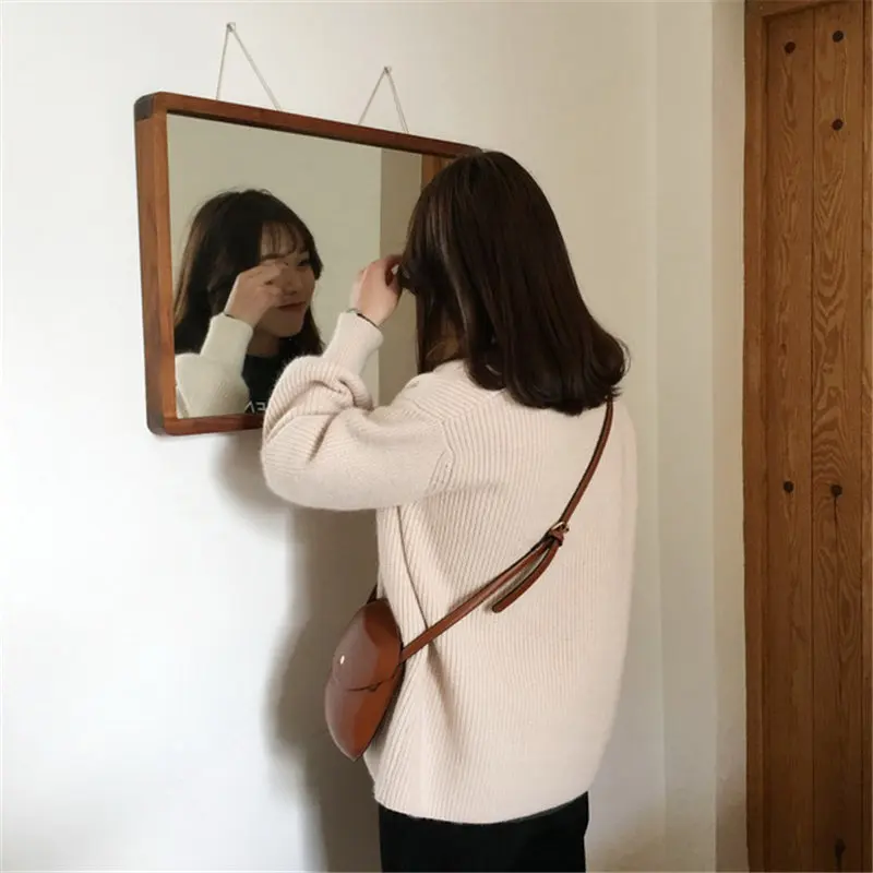 Online Alien Kitty Chic Corea grueso suelto todo el Partido Casual suave primavera otoño elegante Rebeca Regular suéteres de manga larga sólido