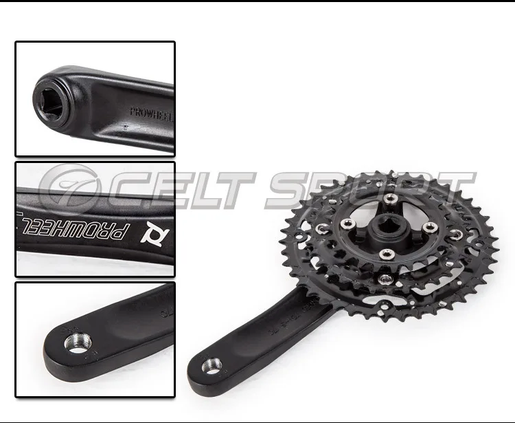 PROWHEEL Хао Union десять-601 шатуны 10 s MTB шатуны кривошипно части велосипеда аксессуары