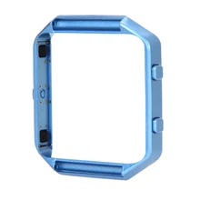 Металл, полированная гальваническим часы Рамки В виде ракушки для sfitbit Blaze На Смарт-часы держатель смотреть лица цвета: золотистый, серебристый Black Rose золото