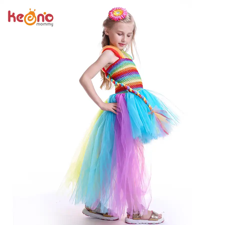 rainbow colored sundress