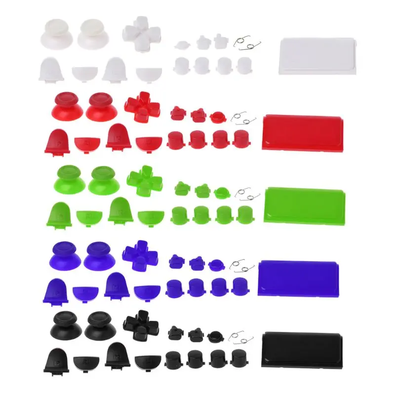

Full Sets Replacement Parts Buttons for PlayStation 4 Dualshock 4 PS4 PRO Controller JDM JDS 040 R2 L2 R1 L1