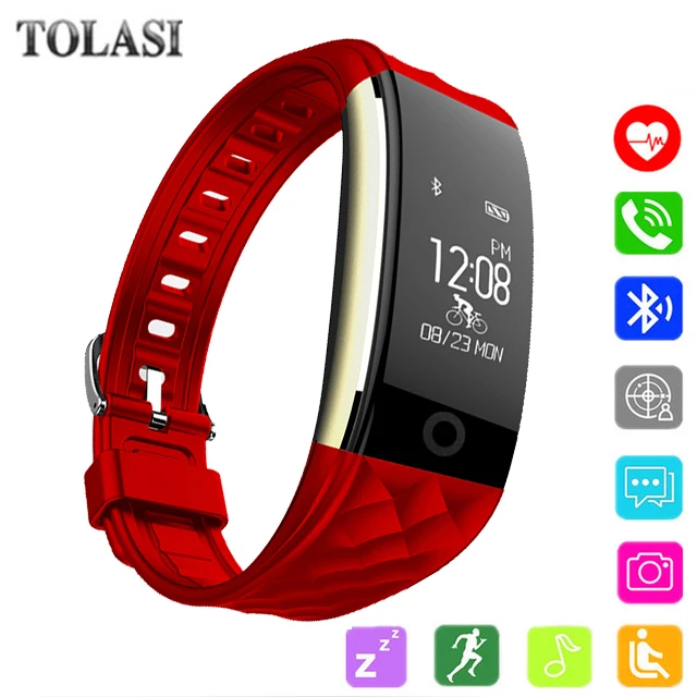 

TOLASI Bluetooth Smart Watch With Heart Rate Monitor Pedometer Cycling Fitness Tracker Bracelet Reminder Smartwatch Women 2018