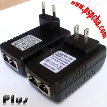 

12V1A Passive POE injector Built-in power supply, CE FCC approved