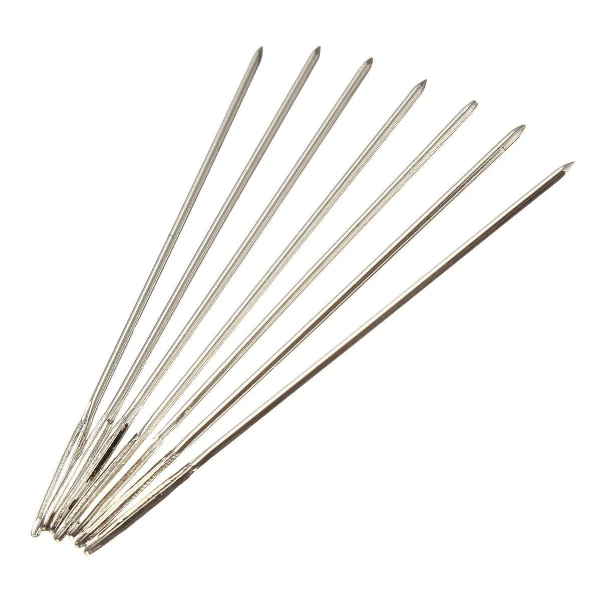 100pcs Silver Tail Needle for 11CT Embroidery Fabric Cross Stitch