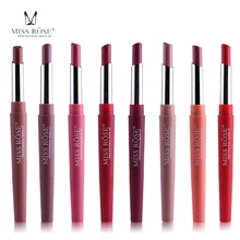 Мисс Роза Макияж Губная помада красивый цвет двойная голова губ лайнер губная помада Pint крем водонепроницаемый легко носить