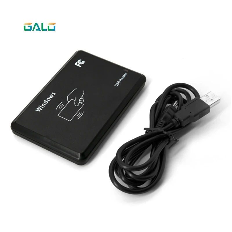 

USB RFID ID Contactless Proximity Smart Card Reader EM4001 EM4100 Windows 125khz