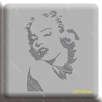 

Marilyn Monroe pattern hot fix rhinestone motif rhinestone iron on transfers designs rhinestone iron on transfers designs
