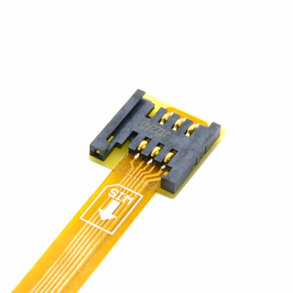 Chenyang GSM CDMA Стандартный UIM SIM комплект приглашений мужчин и женщин расширение мягкий плоский fpc-кабель удлинитель 10 см