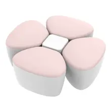 Детская молочная смесь диспенсер для формул контейнер детский портативный полипропиленовый чехол для хранения 4-Trellis в форме цветка герметичный кормушка