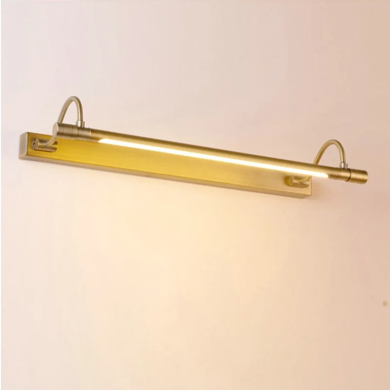  Retro Vanity Lights 54/68CM LED Mirror Front Light Bronze Makeup Table Lamp Bathroom Cabinet Wall L - 32904307661