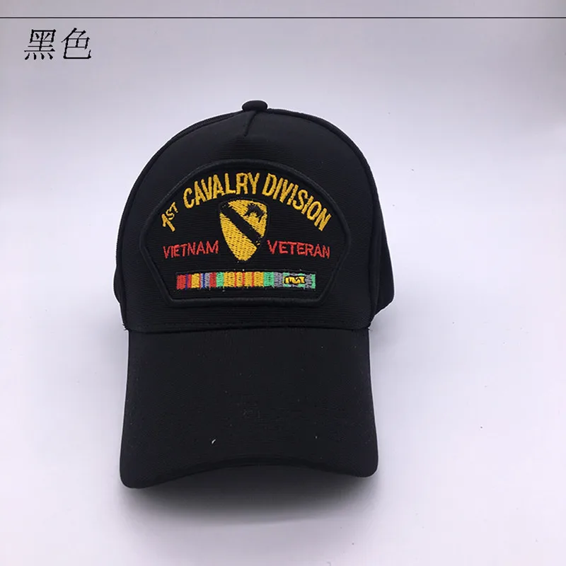 YQS Высококачественная Мужская брендовая армейская Кепка черные костяные стильные головные уборы для мужчин шапка тактическая Кепка с металлической буквой - Цвет: Black