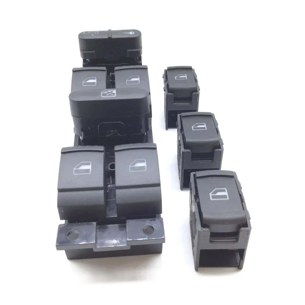 4 X Power Master Single Window Control Button Switch For Volkswagen