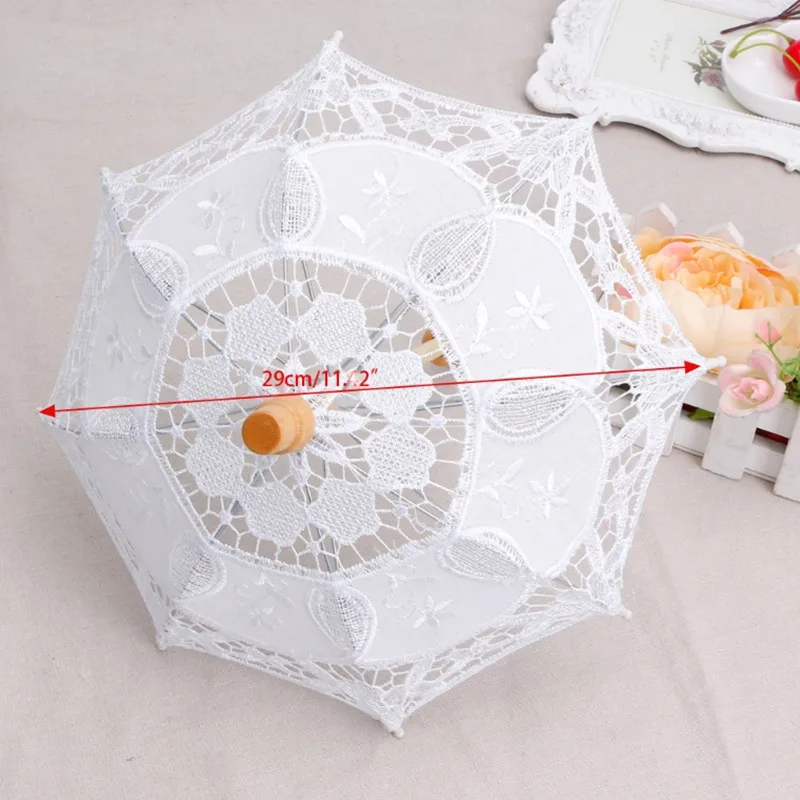 Ylsteed Newborn Photography Props Baby Mini Lace Deco Umbrella Infant Studio Shooting Photo Prop Newborn Photography Accessories