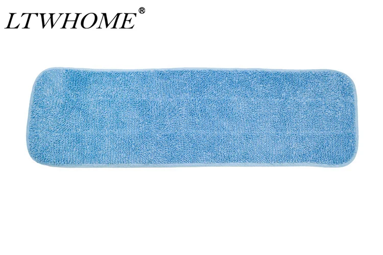 

LTWHOME 18" Microfiber Commercial Mop Refill Pads in Blue Fit for Wet or Dry Floor Cleaning