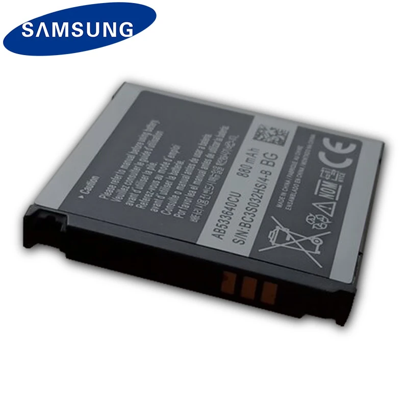 samsung Замена Батарея AB533640CC для samsung C3110 G400 G500 F469 F268 G600 G608 J638 F330 F338 GT-S3600i 880 мА-ч