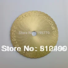 Гравировальный циферблат с надписью и номером, гравировка по внутренней стороне кольца/Пластина для 7G-693