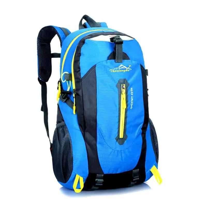 40L рюкзак для кемпинга, походов, нейлоновая спортивная сумка, уличный рюкзак для путешествий, для отдыха, дышащие сумки, для альпинизма, для мужчин, t 45L, для мужчин и женщин - Цвет: Синий цвет