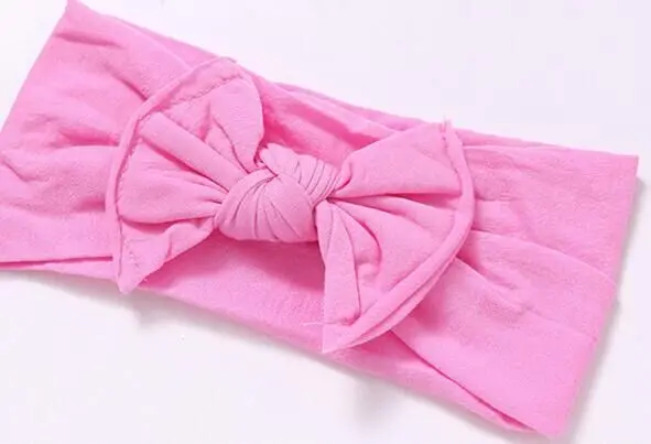 de Nylon, Knot Bow, Head Wraps, Girls