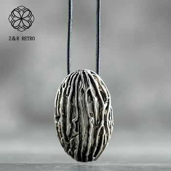 

Peach kernel Pendant Necklaces For Women Fashion Long Necklace for Women Zinc Alloy Rope Chain Necklace Female Vintage Jewelry