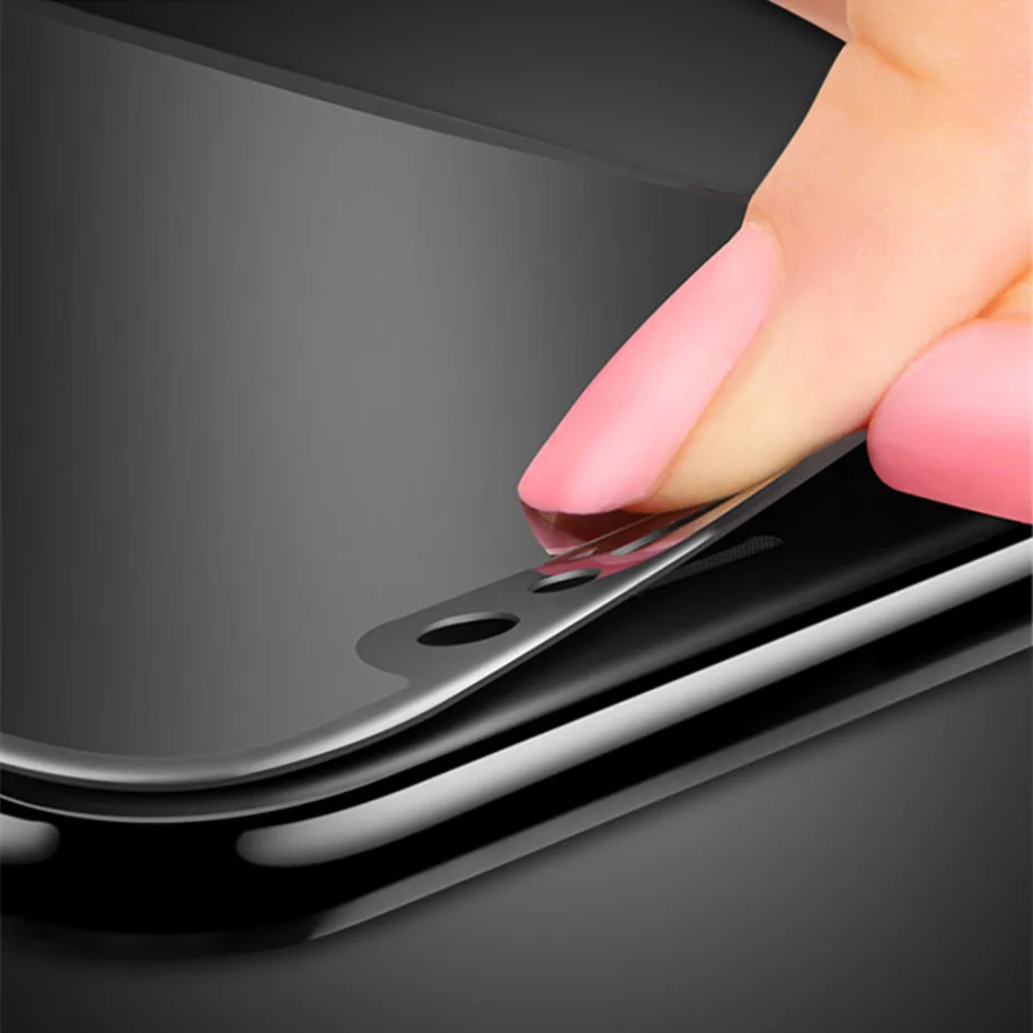 3D Curved tempered glass for iphone XS Max Xr X 8 7 6 6s soft edge screen protector for iPhone 6 6S 7 8 plus protective glass